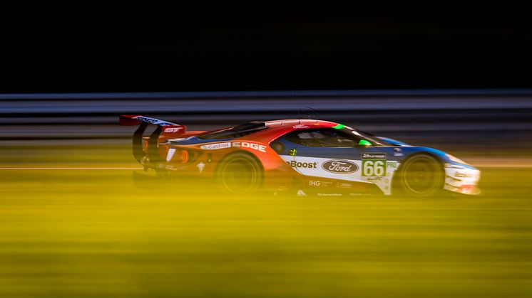 Fire Ford GT-biler er klar til det hårdeste 24 timers Le Mans.