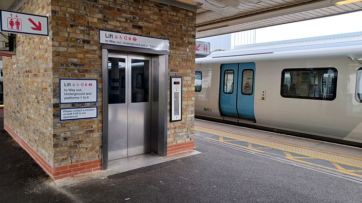 New lifts at Finsbury Park mean step-free access to all platforms