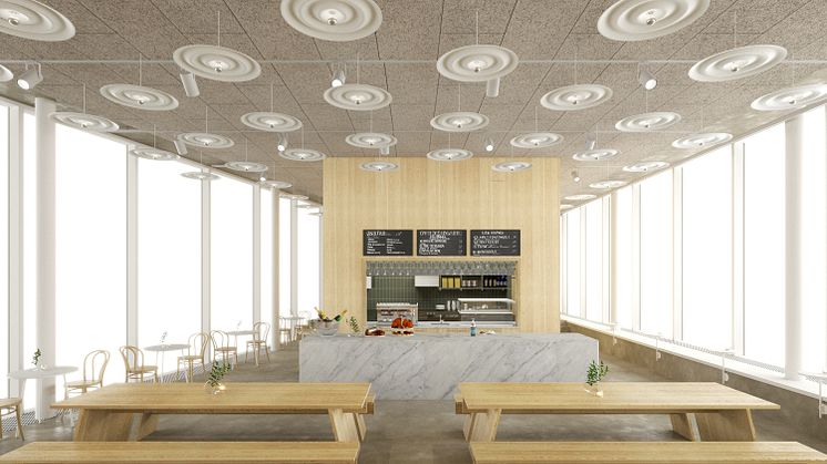 Bonniers Konsthall presenterar ett nytt café ritat av Tham & Videgård