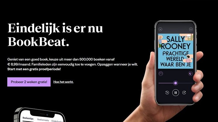 BookBeat lanserar i Nederländerna och Belgien