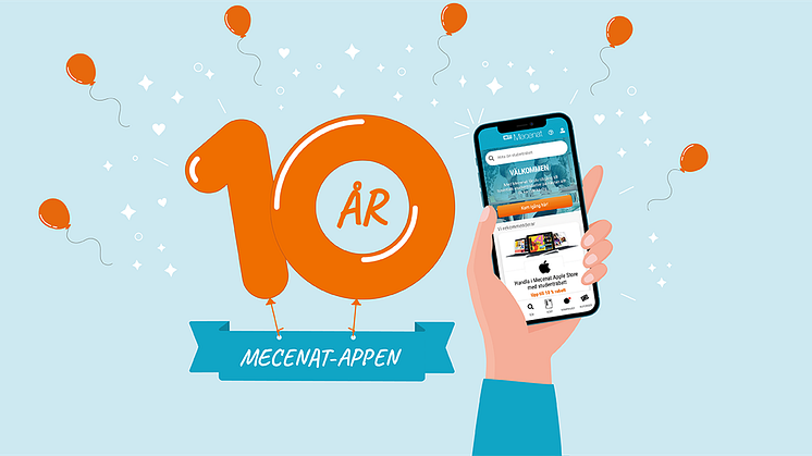 Mecenat-appen fyller 10 år
