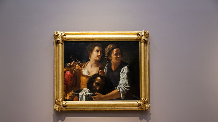 Artemisia Gentileschi, "Judith and her Maidservant with the Head of Holofernes", 1639 or 1640