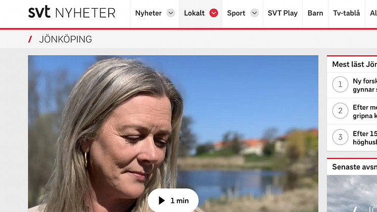 SVT Nyheter - Cosafe skolsäkerhet implementeras i Jönköping kommuns skolor