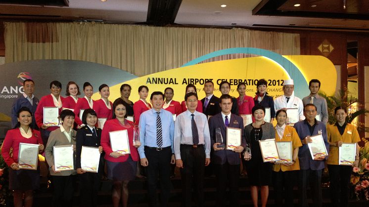 Airport staff honoured at service awards