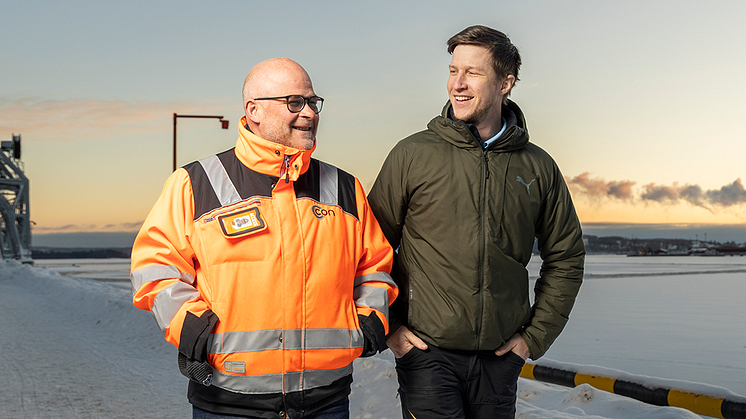 Magnus Häggström, vd och Clas Bergman, grundare och vice vd har hittat ett bra samarbete som ska ta örnsköldsviksbaserade företaget ut i Europa.