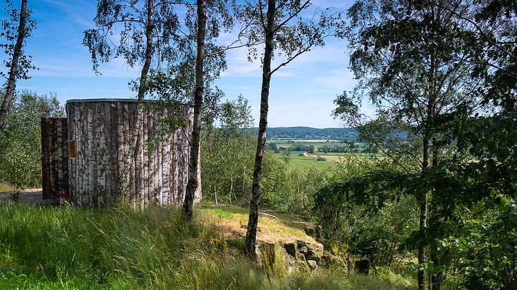Hovdala vandringscentrum i Hässleholms kommun har nominerats till Skånes arkitekturpris. Foto: Ingmar Kristiansson