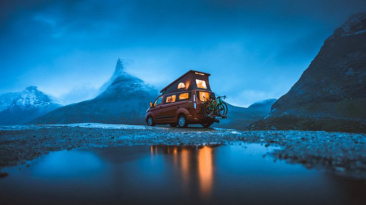 Även i Norge finns allemansrätt som gör det tillåtet att campa över natten i naturen.
