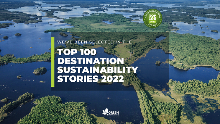 Destination Åsnen prisas återigen för sitt hållbarhetsarbete, denna gång genom att tas med på Green Destinations Top 100 Destination Sustainability Stories 2022. Foto: Per Pixel