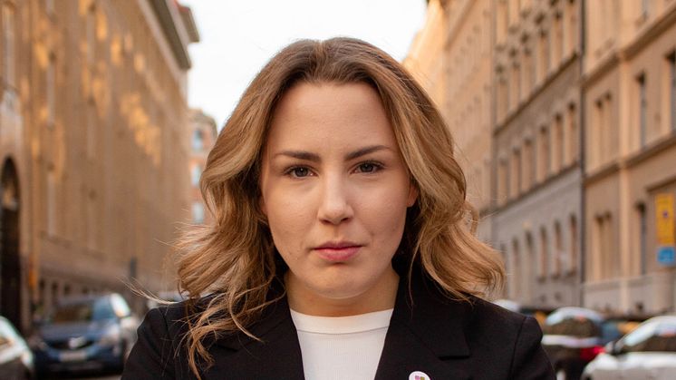 Josefine Fälth är ny ordförande för Sveriges Elevkårer. 