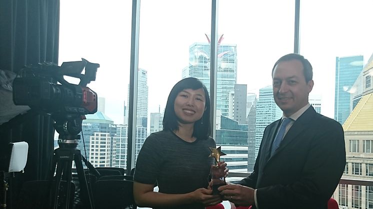 Isabel Kum wins the Best Conference Presentation category in the Hong Bao Media Savvy Awards 2018, for her TEDx talk at the PSB Academy.