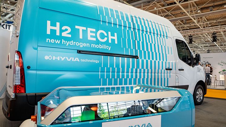 Hyvia visade upp Renault Master H2 TECH på Hydrogen & Fuel Cells mässan i Hannover i maj.