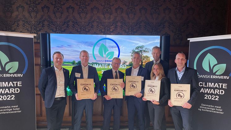 Scandic Hotels tog hele fem priser med hjem til årets Climate Award-uddeling