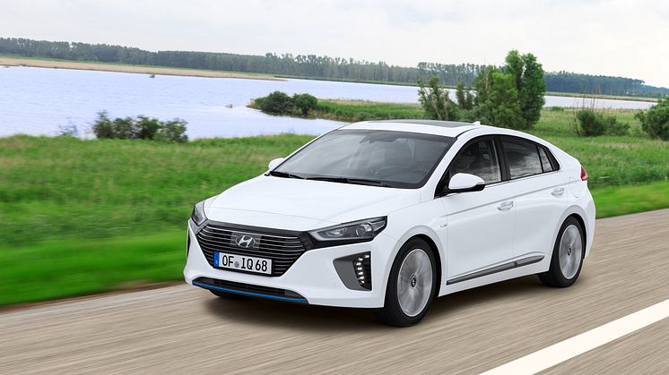 Årets bil 2017 i Norge, Hyundai IONIQ har fått fem stjerner i Euro NCAP sikkerhetstest