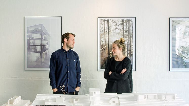 Sanden+Hodnekvam Arkitekter har tegnet det nye huset til Heidi Weng