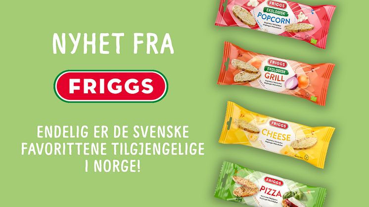 Nyhet fra Friggs: Sunnere snack ‘on the go’