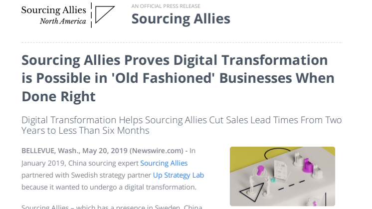 Sourcing Allies Proves Digital Transformation is Possible in 'Old Fashioned' Businesses When Done Right