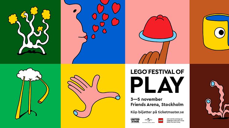 The LEGO Group lanserar festival i Sverige