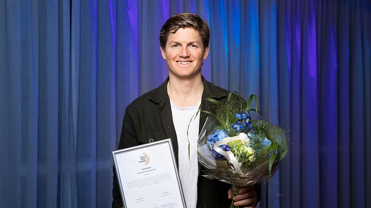 Peder Remman, VD på Boneprox, vinnare av HealthTech Award 2021. 