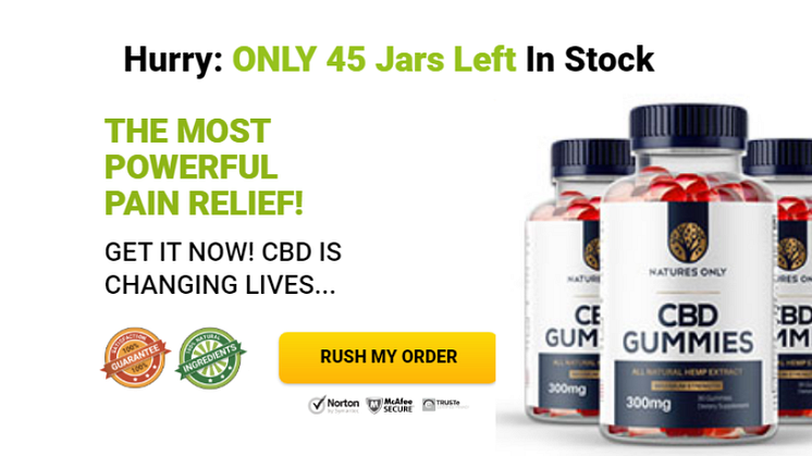 Natures Only CBD Gummies- Reviews Reduce Pain Or Stress, Quit Smoking Help With Natural Ingredients!
