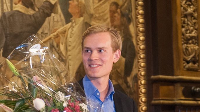 TopVisibles grundare Jacob Lönroth vann utmärkelsen Årets Unga Entreprenör Syd 