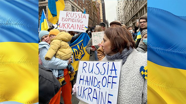 Städbranschen Sverige stödjer Ukrainas folk