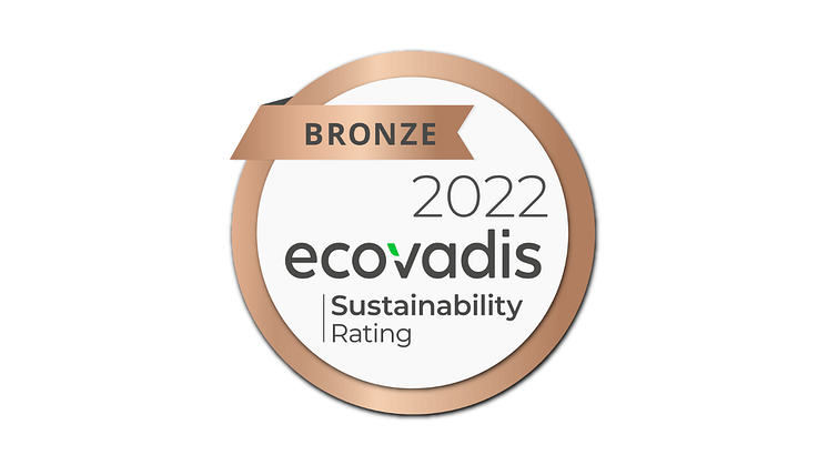 ACCO Brands EMEA belönas med EcoVadis bronsmedalj 