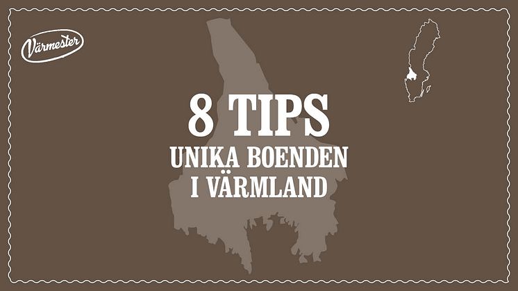 ​8 unika boenden i Värmland