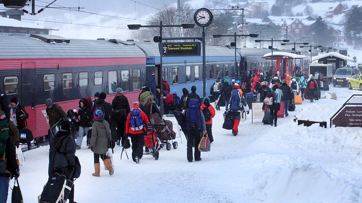 SJ ordnar skidspår mellan Stockholm och Åre