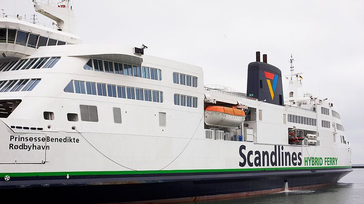 Scandlines' hybridfærge M/F Prinsesse Benedikte