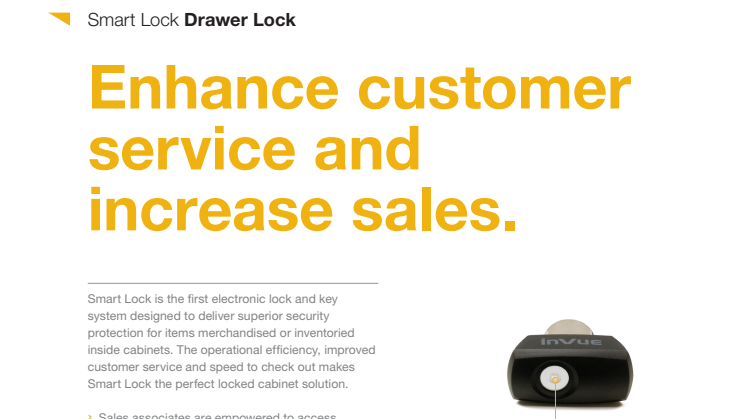 Varularm från Gate Security - InVue, Smart Lock - Drawer Lock