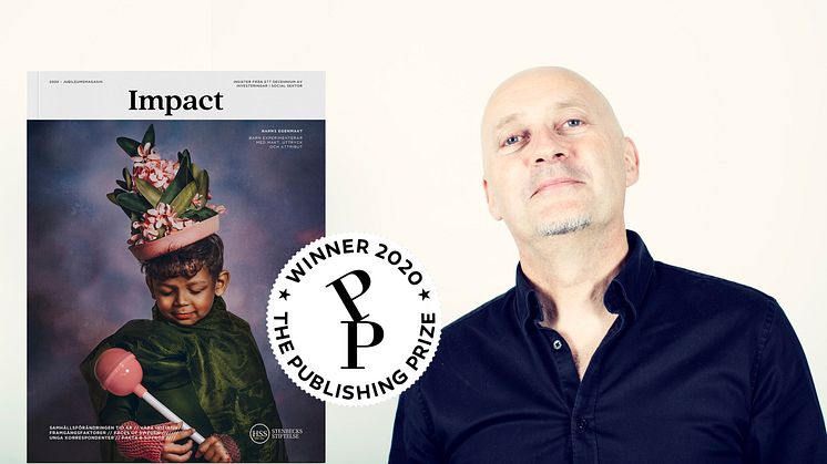 Magasinet Impact vinner Publishingpriset 2020 – designansvarig Mikke Hedberg, creative director