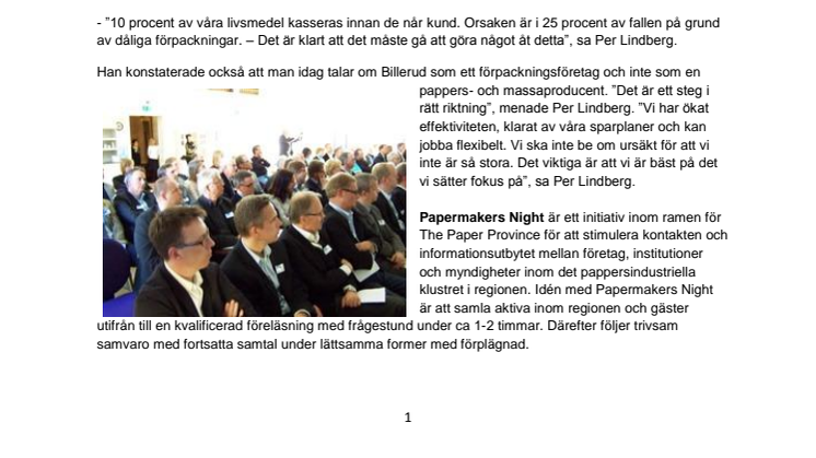 VECKANS NYHETSBREV, W1020, FRÅN THE PAPER PROVINCE