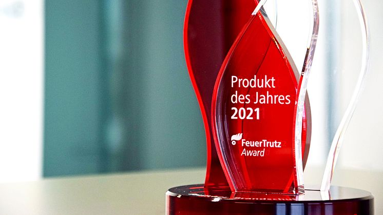 Zum elften Mal wurden 2021 die beliebtesten Produkte im Brandschutz mit dem Award "Produkt des Jahres" von FeuerTrutz Network prämiert.