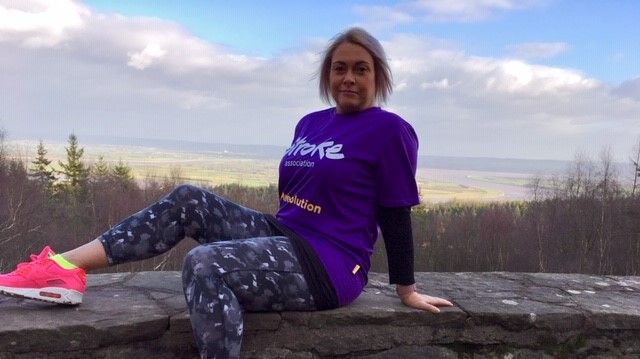 Local stroke survivor marks a milestone in recovery with the Stroke Association