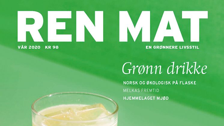 Vårutgaven av Ren Mat er en hyllest til de norske produsentene som gjør at vi kan skjenke økologisk i glassene våre. Foto: Hanne Stensvold