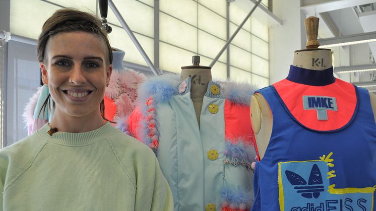 Steph Starkey prepares her Alzheimer's inspired collection for Graduate Fashion Week
