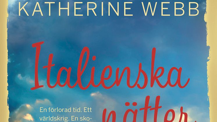 Årets bok! Katherine Webbs nya roman är nominerad till Bonniers bokklubbars pris. 