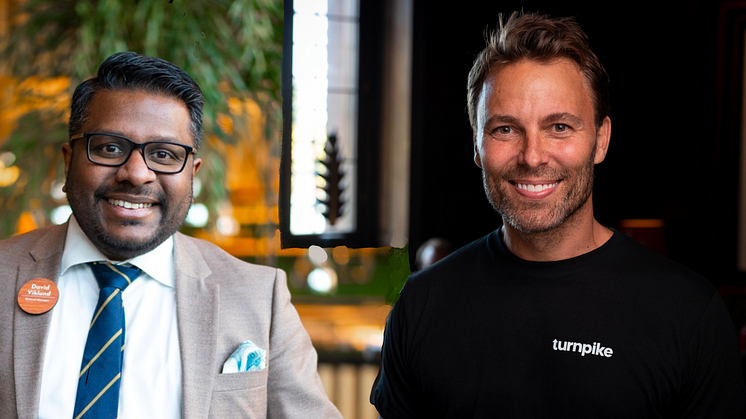 David Viklund från Clarion Hotel® Sign och Carl Norberg från Turnpike förändrar servicebranschen med teknik.