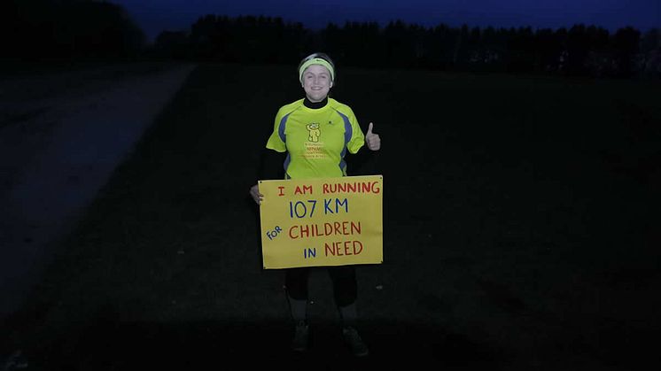 Anna Bilska, a Go North East bus driver who ran 107km to help raise money for Children in Need