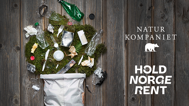Naturkompaniet støtter Hold Norge Rent i kampen mot forsøpling 