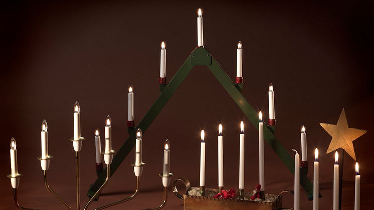 The Swedish electric advent candelabra - a modern light phenomenon.