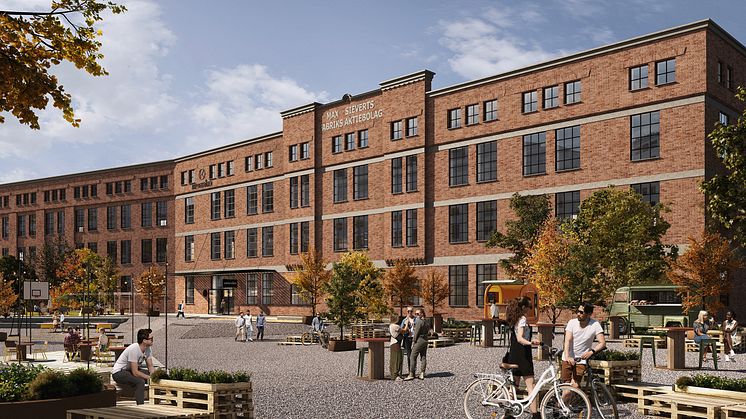 Den före detta kabelfabrik som Skandia Fastigheter nu omvandlar till moderna arbetsplatser med bevarad industricharm har fått namnet Koppartråden. 