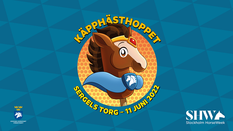 Sergels Torg förvandlas till stallbacke när Käpphästhoppet bjuder på lek, pyssel och tävling lördagen den 11 juni  klockan 12-15.