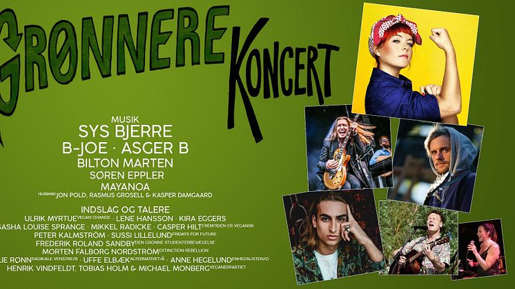 Grønnere Koncert 2019, plakat 2