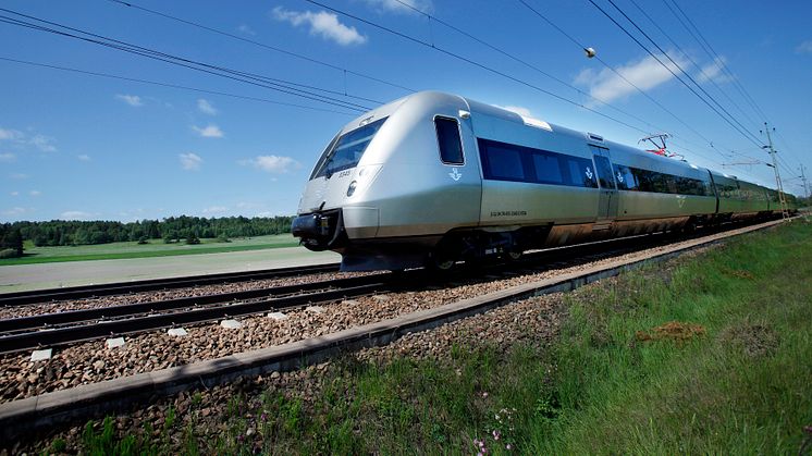 Uddevallapremiär för det nya snabbtåget SJ 3000