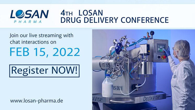 Registration is OPEN  - 4th Scientific Drug Delivery Conference