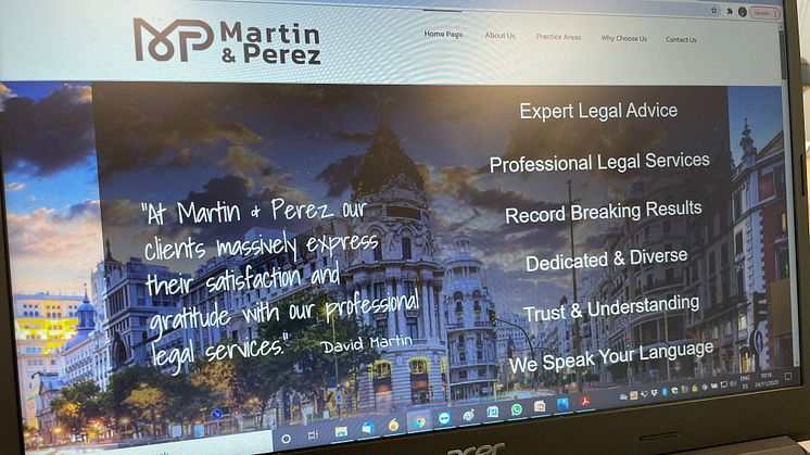 Martin & Perez.  Fake law firm deliberately targeting people who have already been scammed out of thousands of pounds