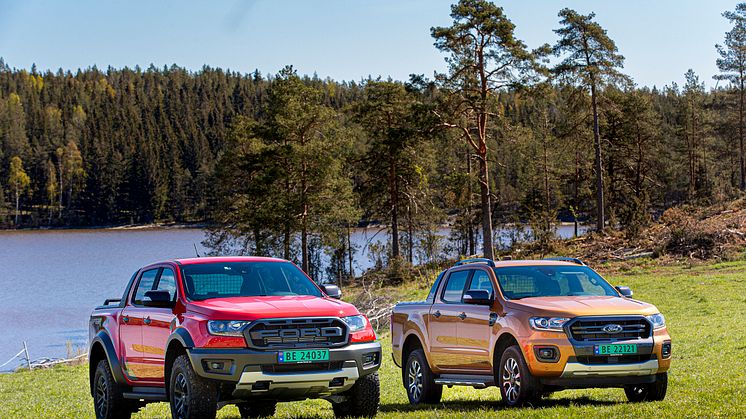 Ford Ranger Mest solgte pickup 2020