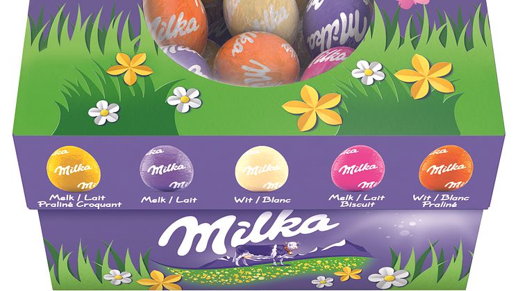 346 millions d'œufs de Pâques belges Milka vont conquérir le cœur des Européens cette année