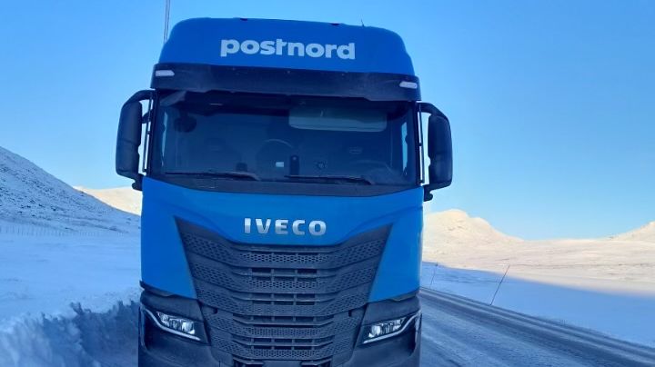 Det var god kapasitet igjen etter at PostNord kjørte tur-retur Oslo Bergen på én tank med sin nye IVECO S-way 460AS 2LBG.